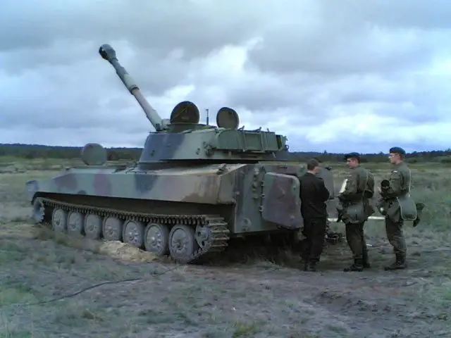 Russian Land Forces to upgrade its 122mm 2S1 Gvozdika self propelled guns to 2S34 Hosta 640 001
