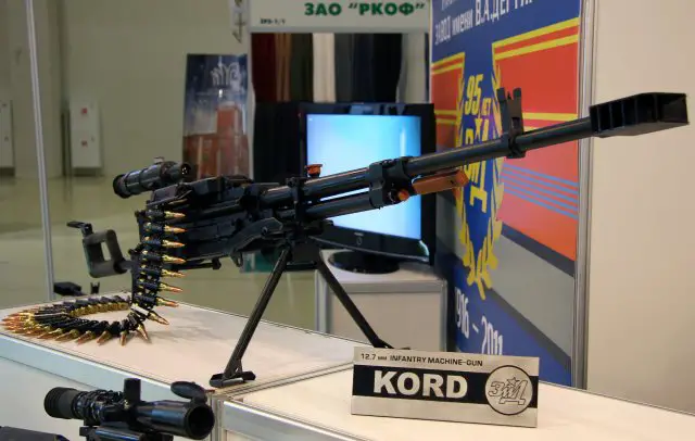 Russian NSVT machineguns to be replaced by Kord 640 001