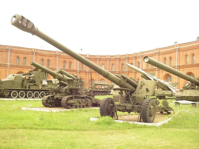 Russian made 152 mm 2A65 Msta B howitzers to use Krasnopol guided projectile in Syria 640 002