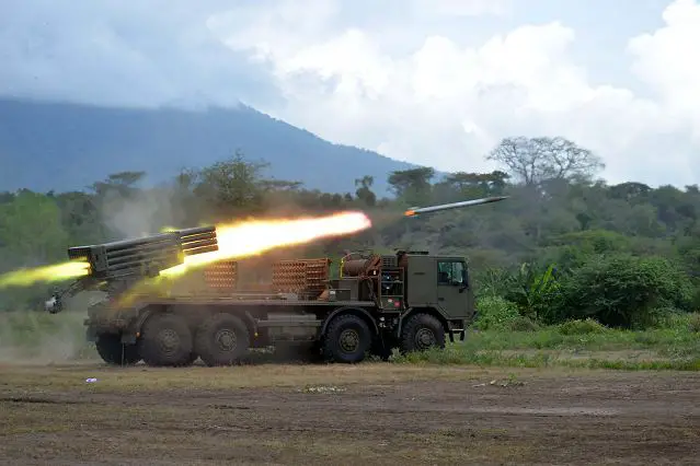 The Indonesian Marine Corps took delivery of nine RM-70 Vampir 122mm MLRS (Multiple Launch Rocket System), an upgraded version of the Czech RM-70. The system was upgraded by the Czech Company Excalibur Army. Indonesia plans to purchase a total of 36 RM-70 Vampir 122mm MLRS.