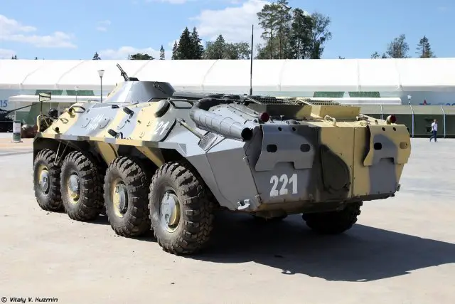Russia to offer an upgraded version of the BTR-70 Armoured Personnel Carrier to foreign customers 640 002