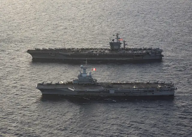 Rafale M US Navy aircraft carrier USS Dwight D Eisenhower CVN 69 2