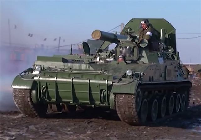 The 240mm self-propelled mortar carrier 2S4 Tyulpan continues to be in service with Russian army 640 001