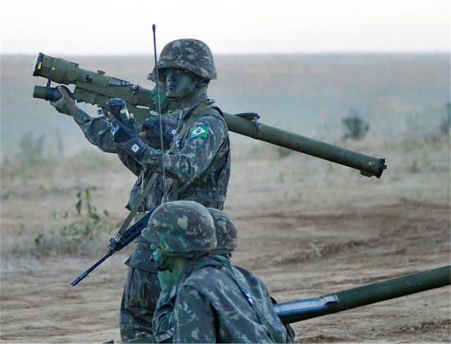 According the website Infodefensa, Brazil has take delivery of a new batch of Russian-made man portable air defense missile systems (MANPADS) 9K338 Igla-S. Brazil has signed a contract in 2014 with Rosoboronexport for the supplying of 26 9M342 missile launchers and 60 9P522 launching mechanism. 