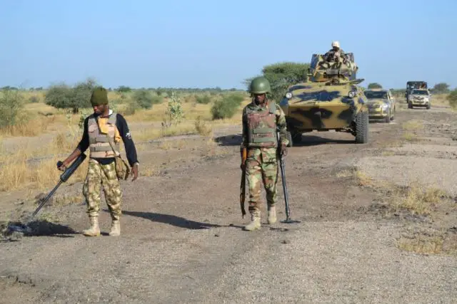The Nigerian Army said yesterday that it had deployed its newly-acquired hi-tech mine clearing equipment in the ongoing military operation against Boko Haram in the North East.This came as Chief of Army Staff, COAS, Lt. General Tukur Buratai, inspected military hardware recently deployed to the Operation Lafiya Dole theatre Command as the military pushes towards final defeat of Boko Haram insurgency in the North-east. (Source Vanguard website)