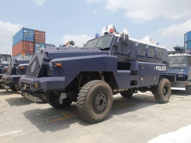 Police of Uganda takes delivery of 35 Chinese-made CS-VP3 4x4 MRAP and anti-riot vehicles 640 001