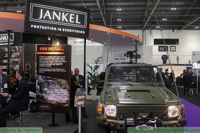 A contract for the Belgian Arme Forces was awarded to the British Company Jankel for the delivery of the FOX Rapid Response Vehicle. Jankel is committed to providing the very best equipment and capability to Military Forces around the world, with a strong company heritage of innovation, delivery and through life support. 