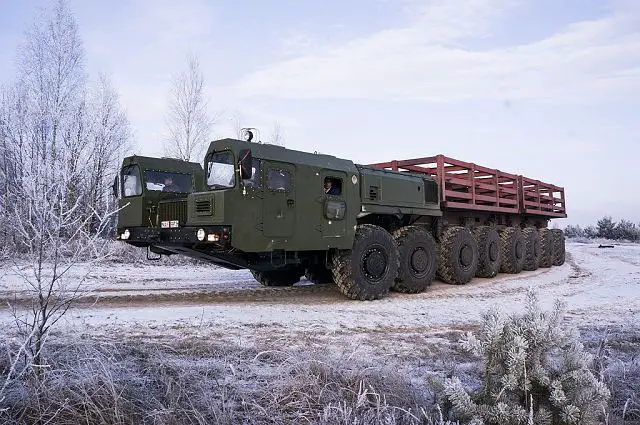KAMAZ automotive plant (a subsidiary of the Rostec state corporation) is developing a new unified family of heavy transporters intended for Russia`s Ministry of Defense (MoD), according to a source in the local defense industry.