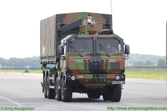 PPLOG Porteur Polyvalent LOGistique Multirole Carrier Logistics Vehicle Iveco 8x8 truck France French army military equipment 640 001