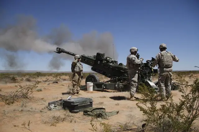 U.S. Marines with 3rd Battalion, 11th Marine Regiment, fired six Pilot Production M776 Chrome Tubes for the 155mm M777A2 Lightweight Towed Howitzer in the Lead Mountain Training Area aboard the Marine Corps Air Ground Combat Center in Twentynine Palms, California, on May 3, 2016.
