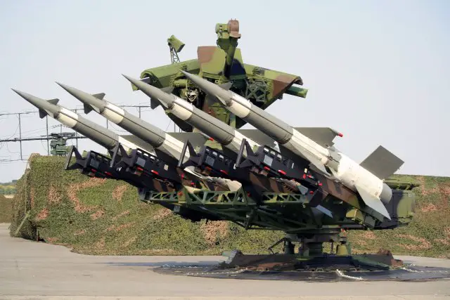 S-125M1 Pechora-M1 missile complexes