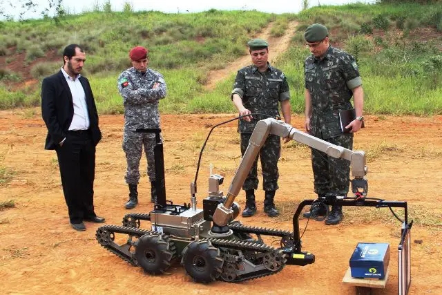 Brazilian Army receives new EOD robots