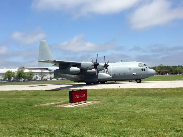 Former US avy KC 130R tanker delivered to Chilean Air Force 640 001