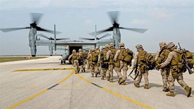 Marines Crisis Response Group in Spain lose half of the MV-22s
