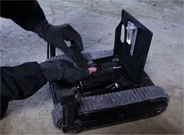 Israeli Company General Robotics Ltd. has released a video on Youtube showing the light unmanned ground vehicle (UGV) DOGO armed with a Glock 26 9 mm pistol. The is the first light robot in its category that is able to carry a weapon. In fact, most of the other robot available in the market which are armed with different types of weapons are much larger and heavier. 