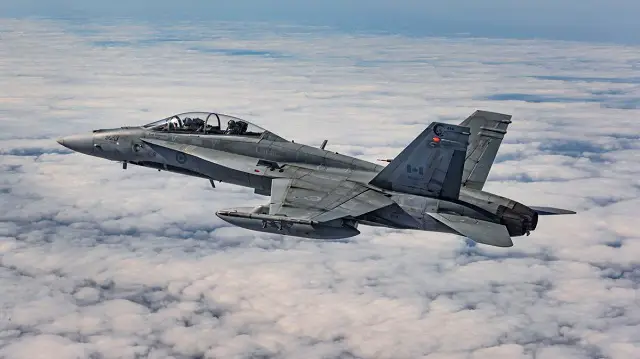 RCAF CF 18 fighter aircraft
