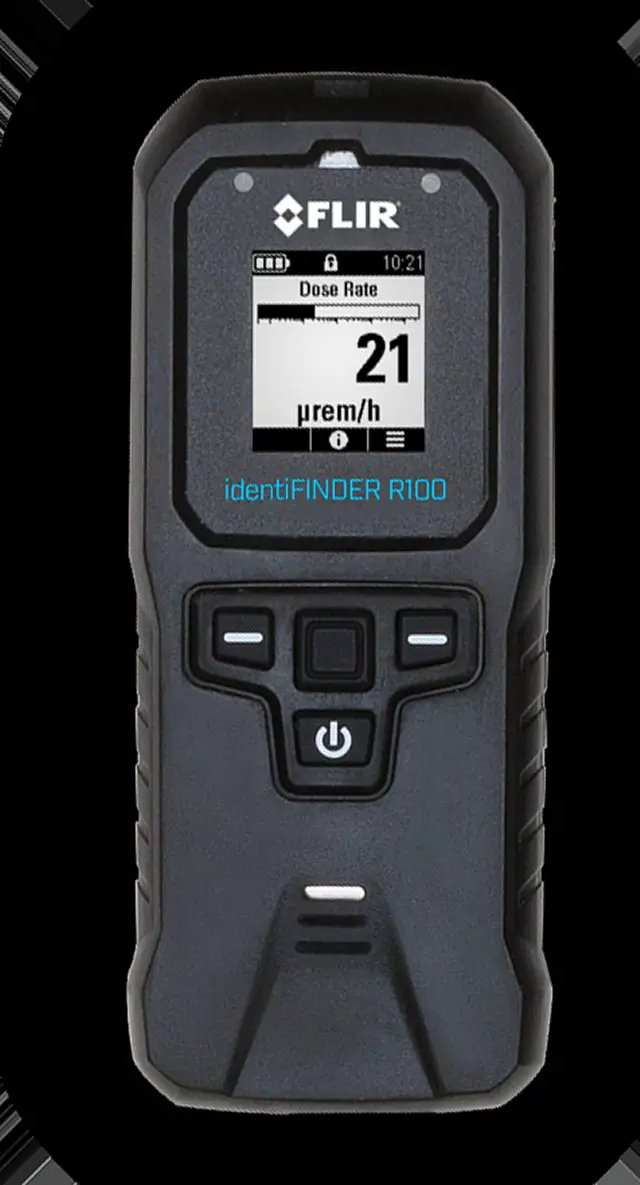 FLIR Announces identiFINDER R100 Personal Radiation Detector 001