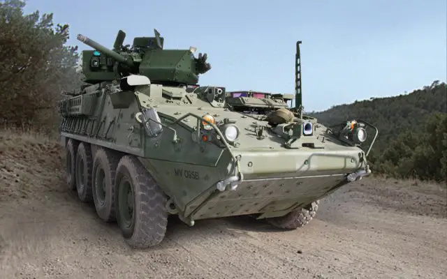 First Stryker vehicle prototype with 30mm cannon delivered to US Army 640 001