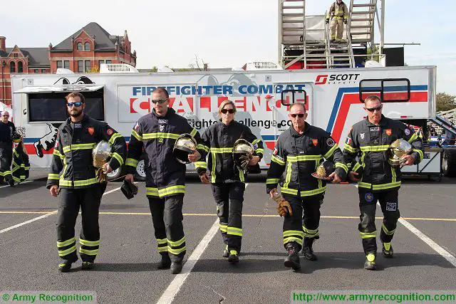 The Belgian Company Army Recognition sponsors the French team of firefighters of TFA team Strasbourg during the World Firefighter combat challenge which takes place in Montgomery, Alabama, United States from the 24 to 29 October 2016.