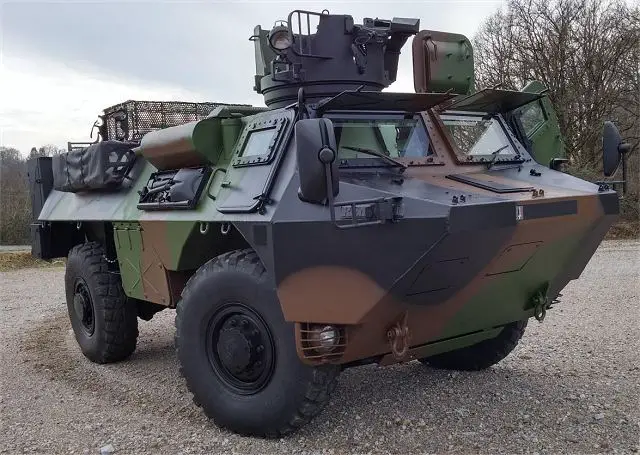 The French Renault VAB armoured vehicle in service since 40 years 640 001