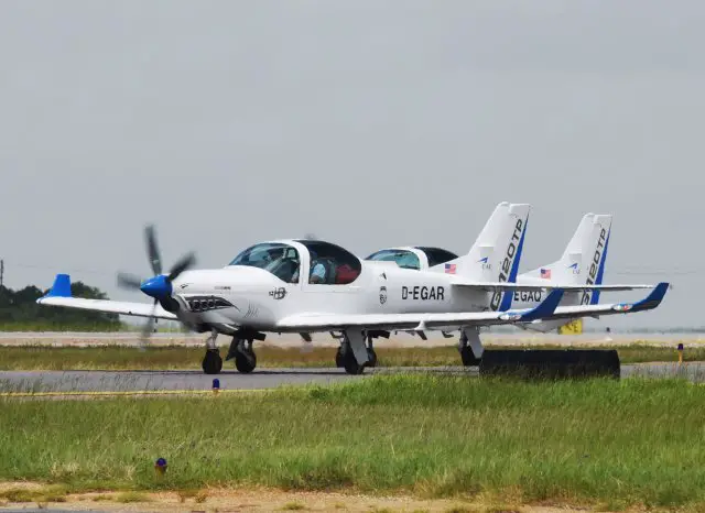 CAE receives first three Grob G120TP aircraft for US Army ixed wing flight training program 640 001