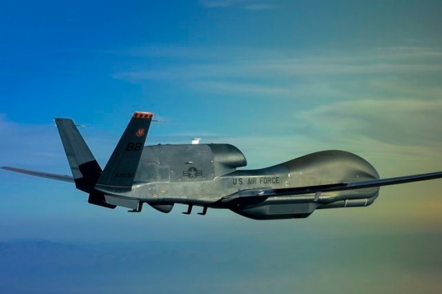 Northrop starts flight testing MS 177 sensor payload on RQ 4 Global Hawk 640 001