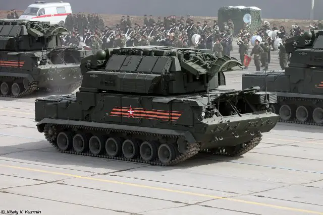 The TOR-M2U is an upgraded version of the TOR-M2 short-range air defense missile system. The TOR-M2U is equipped with a new battlefield missile system with better algorithms to recognize, classify and prioritize targets and able to engage four threats simultaneously. The TOR-M2U can destroy moving enemy targets within the range of 12 km and at altitudes from 10 m to 1,000 m. 