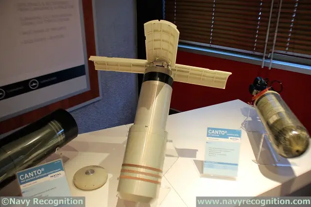 CANTO torpedo decoy Naval Group St Tropez