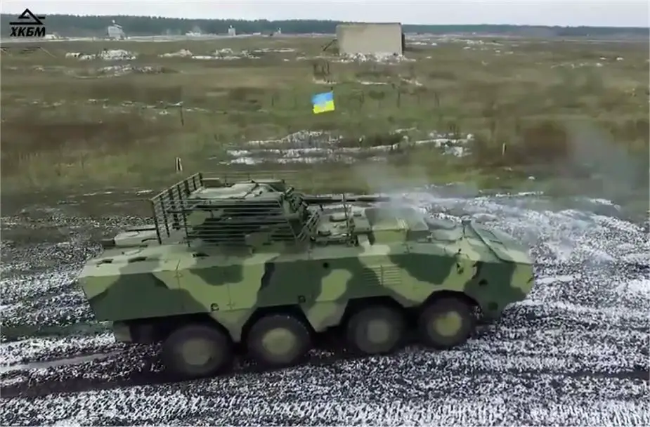 First trial tests of Ukrainian BTR 4MV1 8x8 armoured fighting vehicle in Ukraine 925 001