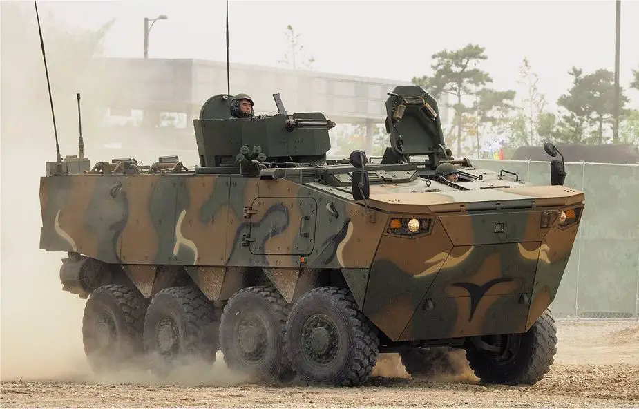 New wheeled armored vehicles WAV K806 and K808 Hyundai Rotem for South Korean army 925 001