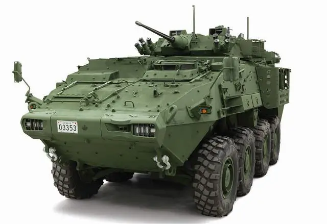 General Dynamics to upgrade LAV III 8x8 armored vehicles of Canadian army in LAV 6 standard 640 002