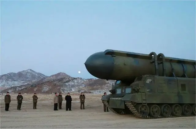 North Korea has test fired new Pukguksong 2 ballistic missile from armoured tracked chassis 640 001