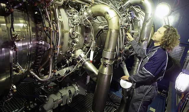 Rolls Royce MT30 gas turbine FAT