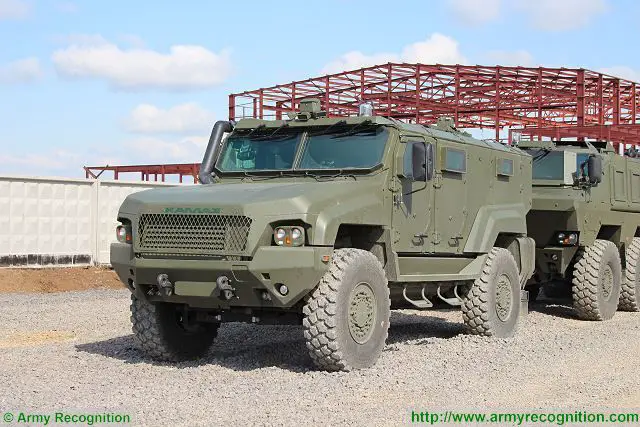 Russian Defense Industry promotes Typhoon K armoured vehicles in 4x4 and 6x6 configuration Kamaz 53949 640 001