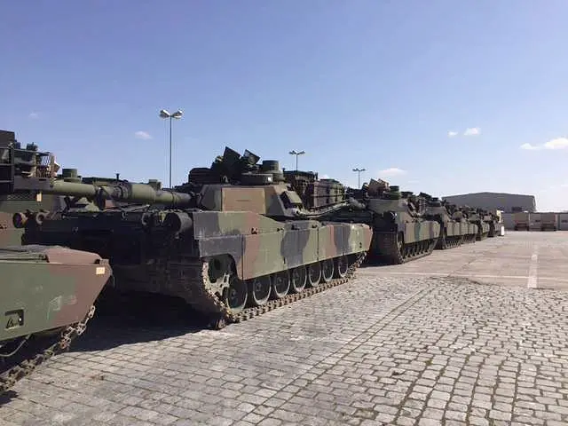 An US armoured brigade will arrive next week in Poland following Russian presence in Ukraine 640 001