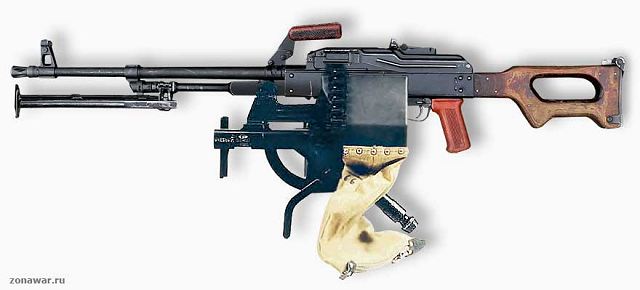 The arms exporter also offers the 7.62 mm Kalashnikov PKMB machine gun intended for armoured personnel carriers (APC).