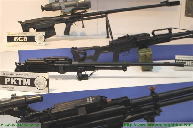 To increase the firepower of various armoured vehicles, Russia`s arms exporter offers the 7.62 mm upgraded Kalashnikov PKTM tank machinegun.
