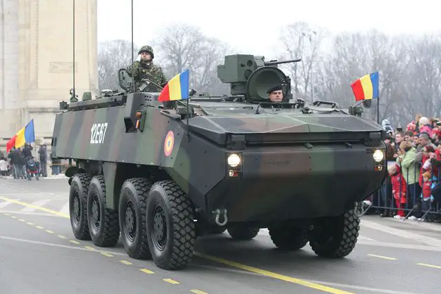 Romania has ordered more General Dynamics Piranha III 8x8 armoured vehicles 640 001