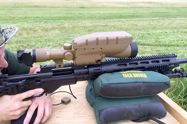 U.S. Army has developed a new integrated fire control sighting system for military sniper weapons called the Ballistically Optimized Sniper Scope or BOSS. The goal of this project is to find a way to increase accuracy by reducing aiming errors, and minimize the time for the shooter to figure out where to correctly aim his weapon.