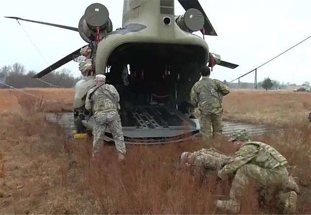 US Guardsmen from 149th Aviation Regiment in preparation for deployment in Middle East 640 002