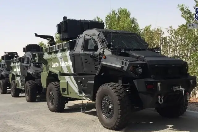During the military parade for the 61st anniversary of the Tunisian National Army that was held June 30, 2017, armed forces of Tunisia presented latest acquisition of combat equipment and armored vehicles including the Bastion, Ejder 4x4 armoured vehicles and Kirpi and Typhoon MRAP vehicles.