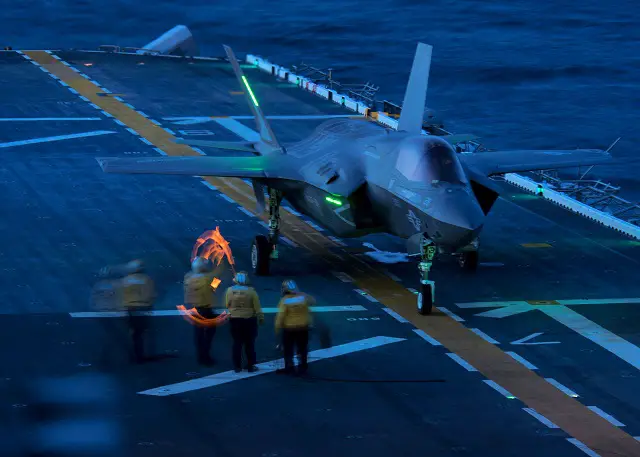 US Navy USMC planning for 1st F 35B shipboard deployment
