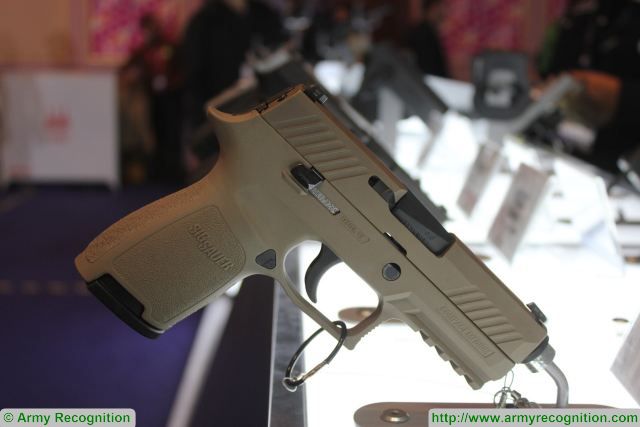 Soldiers have many reasons to be excited about the new Sig Sauer modular handguns, which the Army will begin fielding in November, said Lt. Col. Steven Power, product manager of Soldier Weapons. Testing of the modular handgun system, or MHS, this spring by Soldiers at Aberdeen Proving Ground, Maryland, resulted in overwhelmingly positive feedback, Power said, and 100-percent concurrence that the XM17 was an upgrade over the M9.