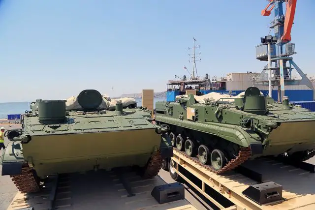 The Azerbaijani Defense Ministry has announced Saturday, June 24, 2017 the delivery a large batch of Russian weapons and military equipment including anti-tank vehicle BMP-3 Khrizantema. These weapoms will be sent to the front line in disputed Nagorno-Karabakh region, said the Azerbaijani Defense ministry.