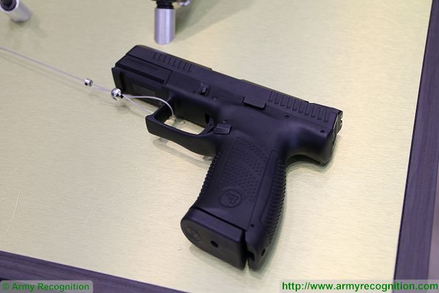 The new CZ P-10C 9mm semi-automatic pistol for law enforcement and police officers. 