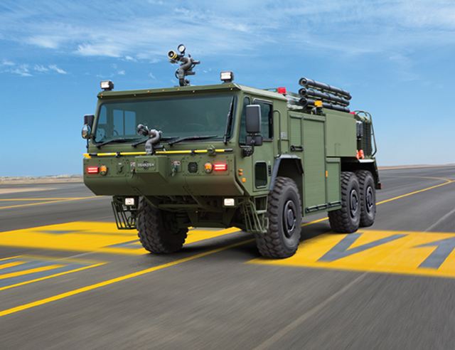 Oshkosh Defense announced today that the U.S. Marine Corps has awarded a delivery order valued at more than $33 million for an additional 54 P-19R Aircraft Rescue and Firefighting (ARFF) vehicles.