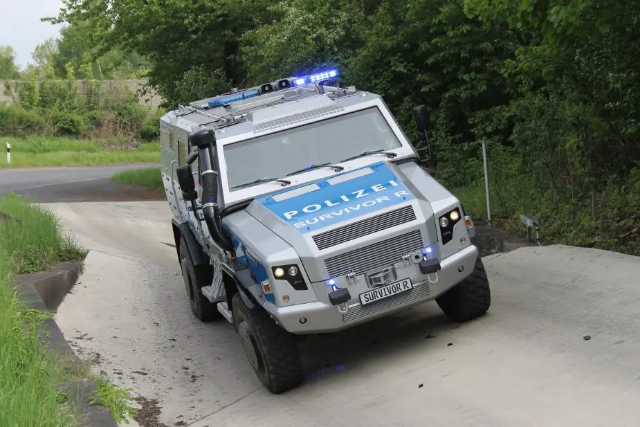 Berlin Police orders Rheinmetall s RMMV Survivor R special operations vehicle 001