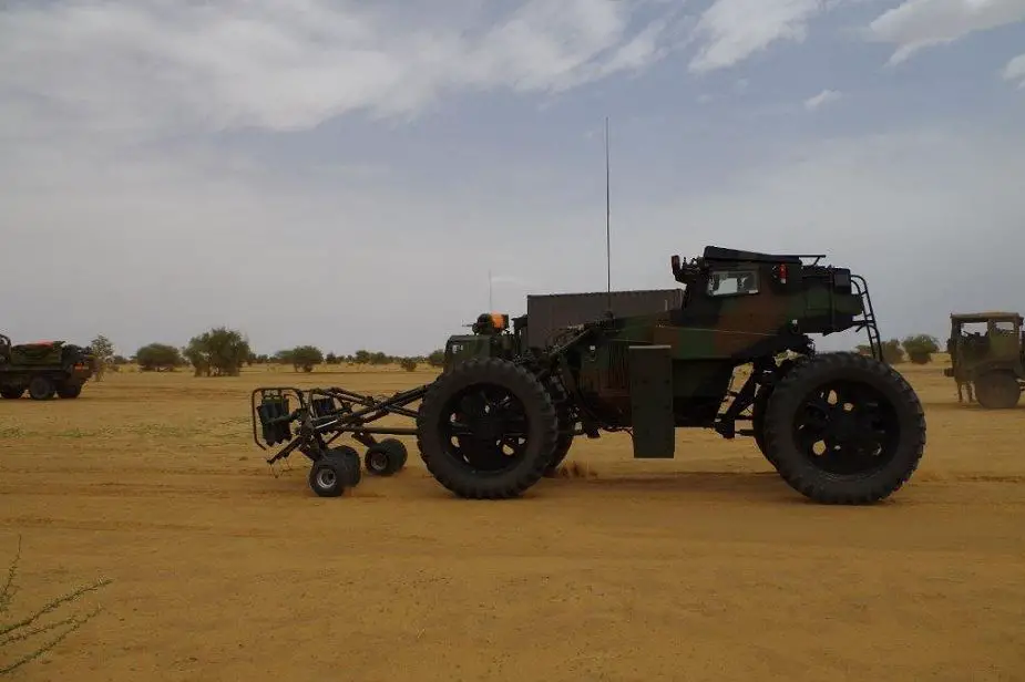 SOUVIM 2 road mine clearing vehicle deployed in Mali by the French army 925 001