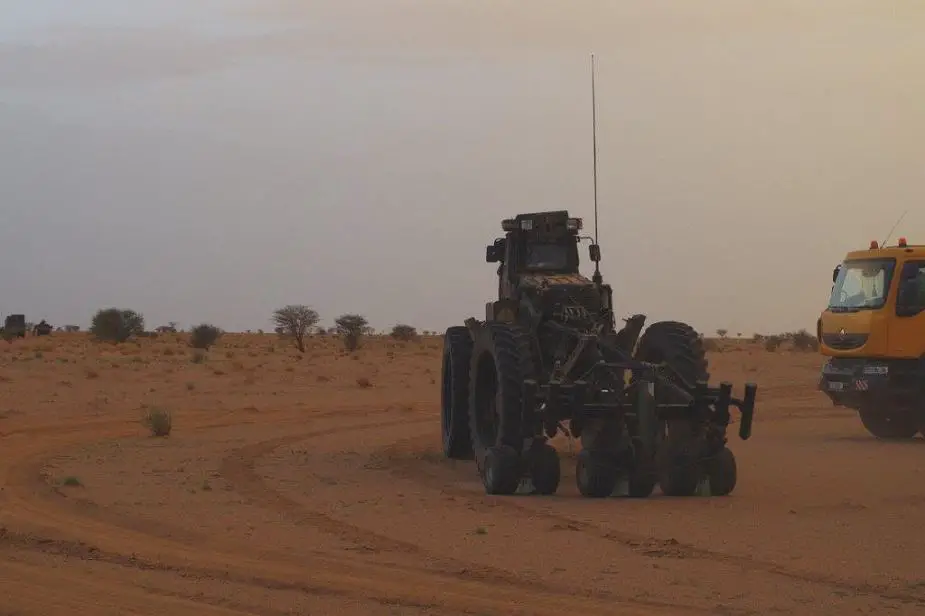 SOUVIM 2 road mine clearing vehicle deployed in Mali by the French army 925 002