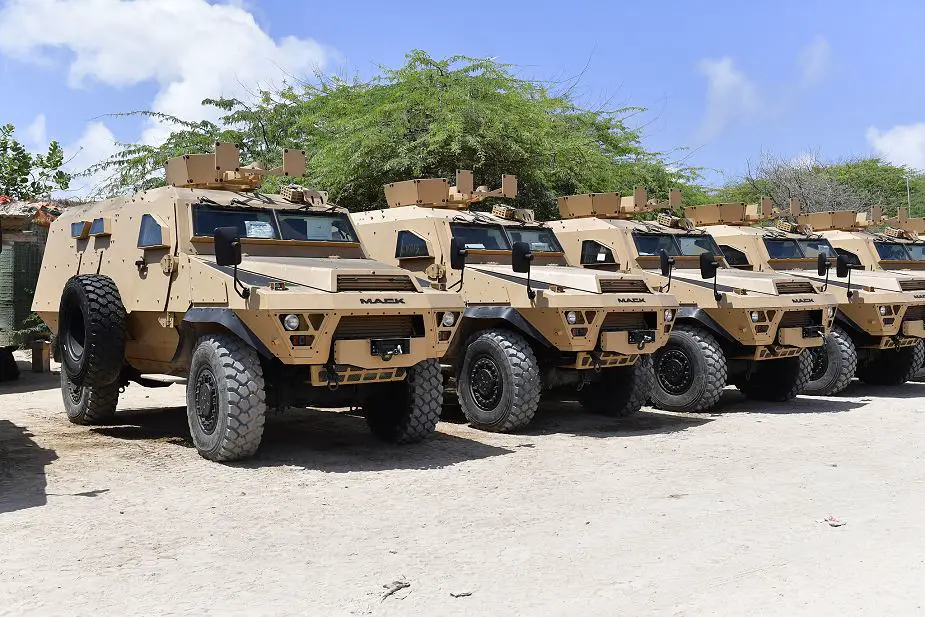 US donates Mack Defense Bastion 4x4 armored vehicle to Ugandan Contingent of AMISOM Somalia 925 001
